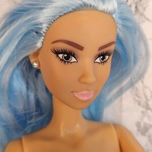Blue-Haired Fashion Doll